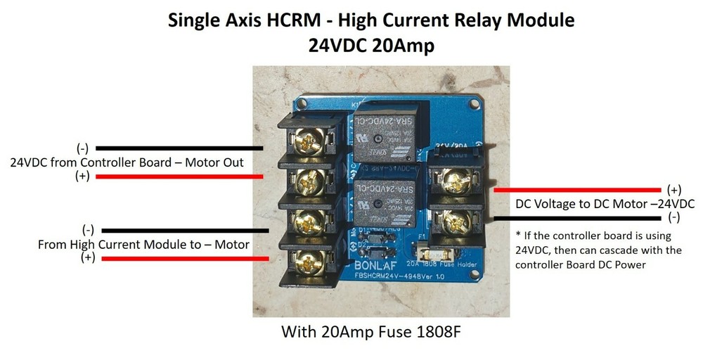 24V 20A Single Channel Relay Module Solar Panel Sun Tracking Control Board DIY