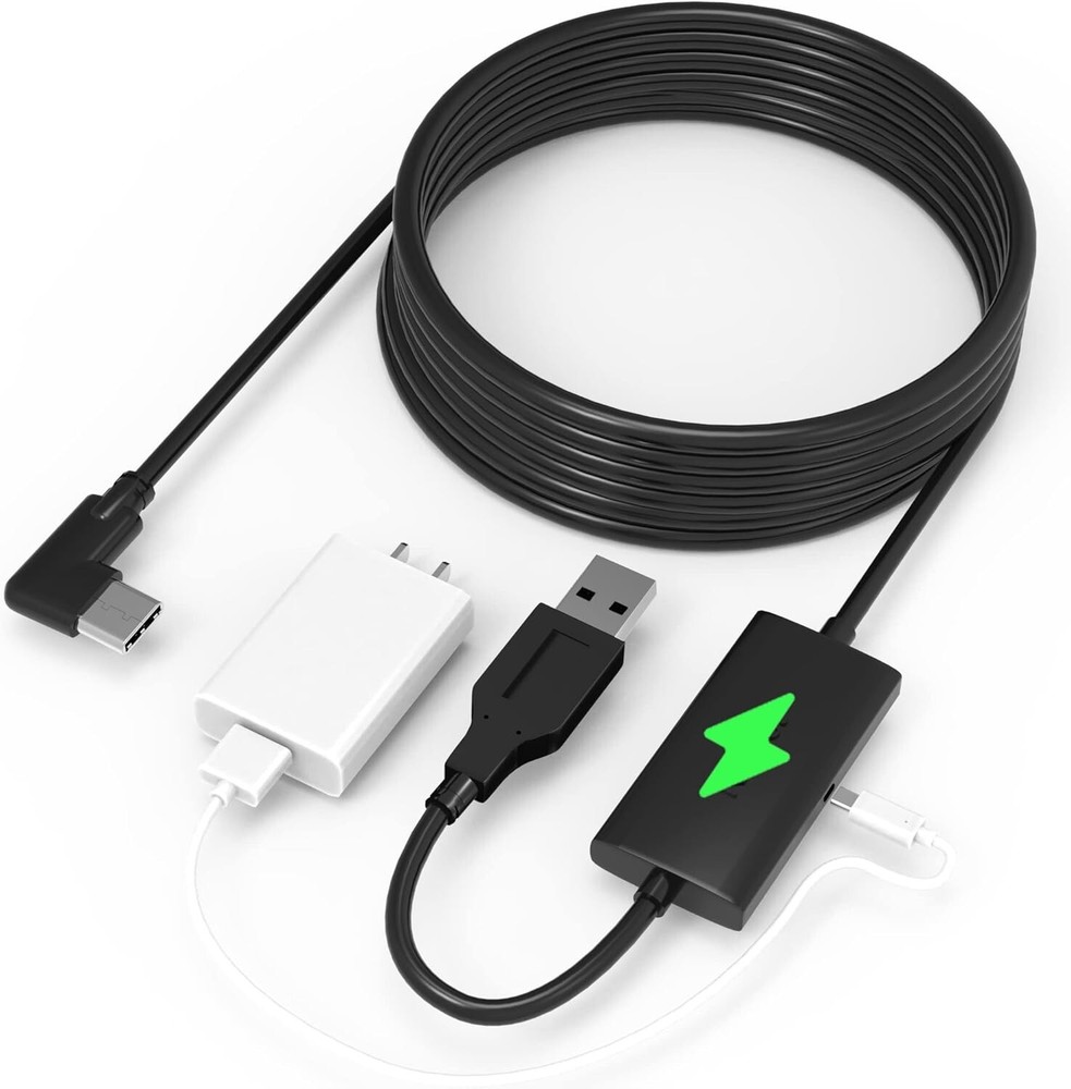 16FT USB 3.0 Link Cable for Oculus Quest 3, 2 & Pro - Charge While You Play!