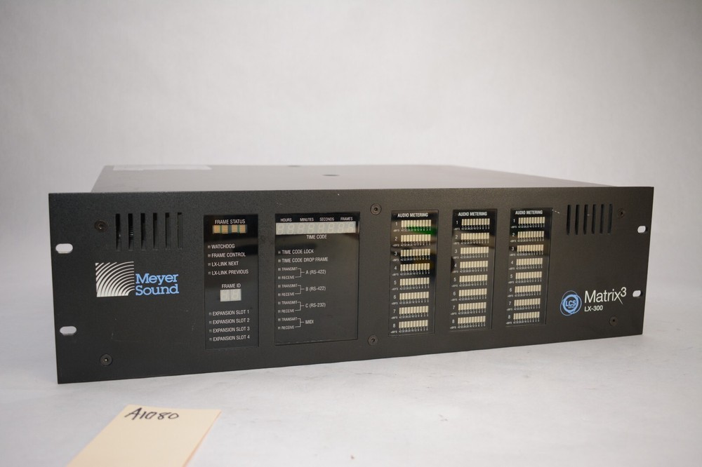 Meyer Sound LCS Matrix3 LX-300 Audio Engine Show Control System W/ 9 Modules