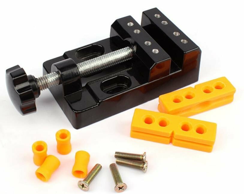 The Mini Flat Clamp table Jaw Bench Drill Press Vice Opening Parallel Vise