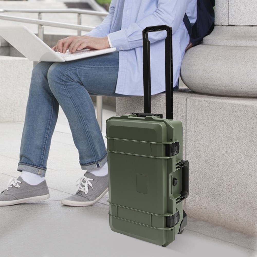 22" Camera Hard Case Protective Roller Camera Carrying Case Waterproof Dustproof