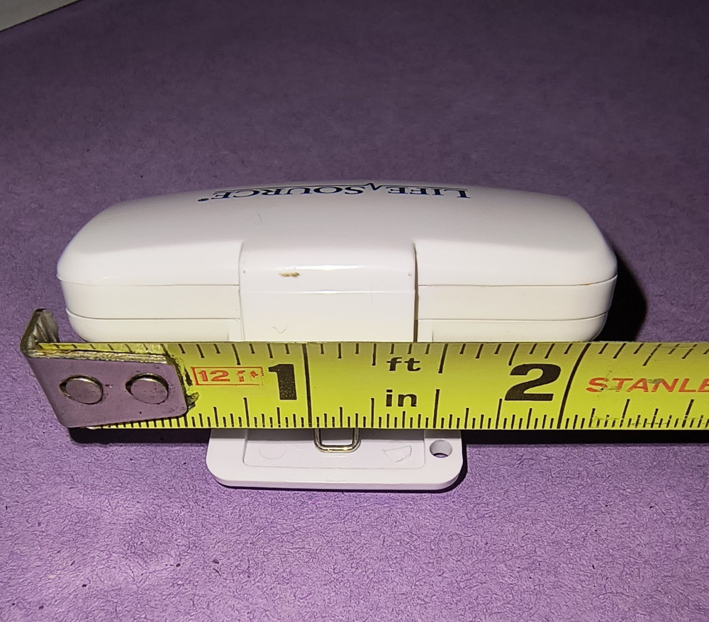 Life Source Pedometer Step Distance & Calorie Counter + Instructions