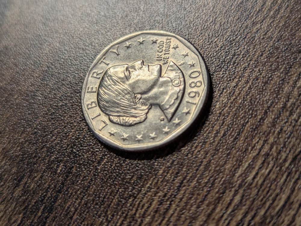 1980-D Susan B Anthony Dollar