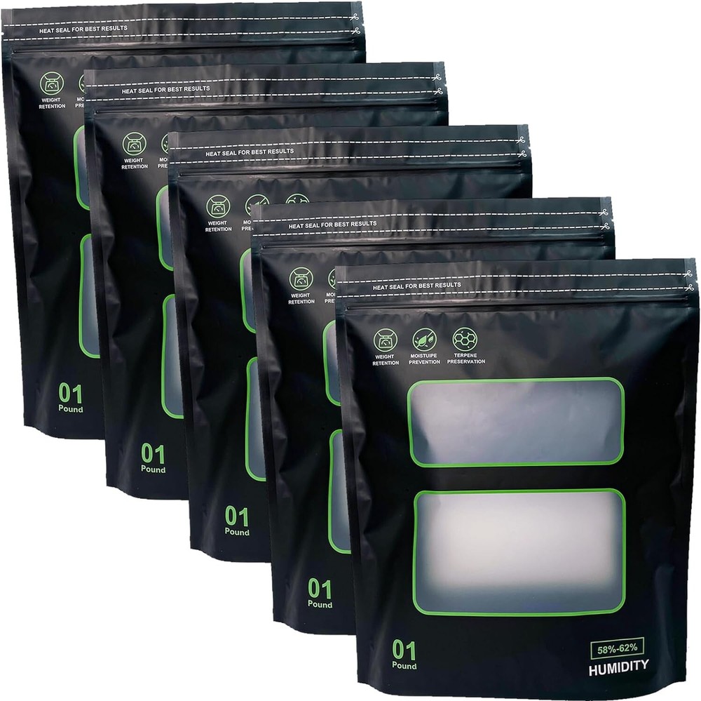 Grove Bags TerpLoc - with  Window / 1/2 LB (10 Pack)