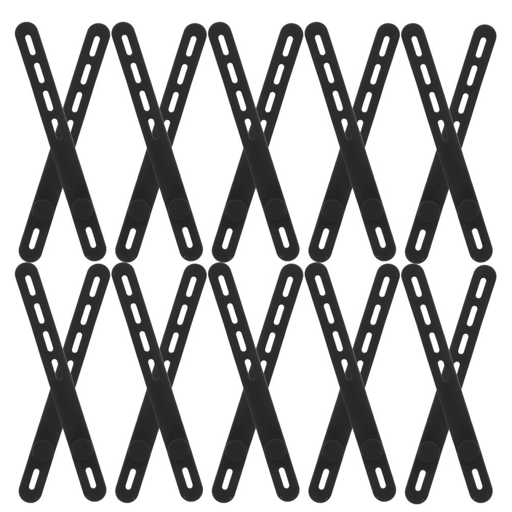 40 Pcs Silicone Cable Ties Reusable Charging Organizer Cord Data