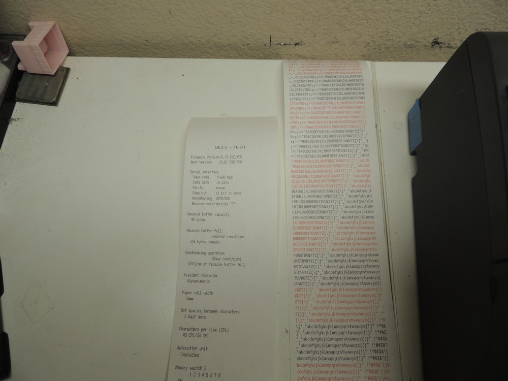 Epson TM-U220B M188B Kitchen Receipt Printer (SERIAL Interface) TESTED