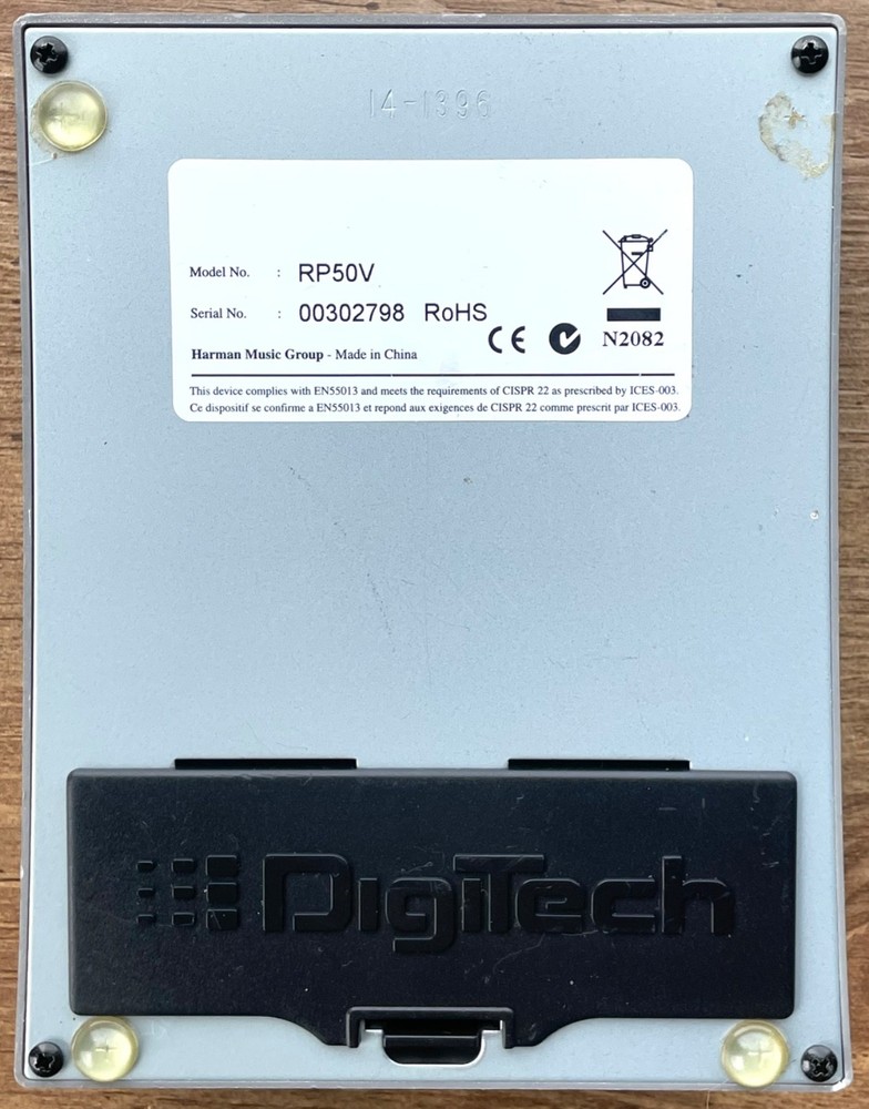 DigiTech RP50V Multi-Effect Modeling Guitar Processor No Power Supply - Tested