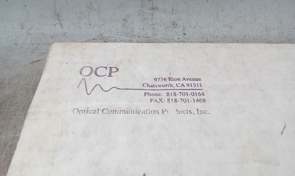 2 NOS Optical Communication Inc SONET Receiver Module SRX-03-PFC-B