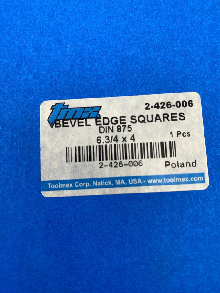 Toolmex 2-426-006 Bevel Edge Square 6.3/4 x 4