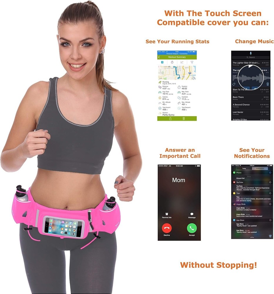 Comfortable Hydration Belt for Active Lifestyles