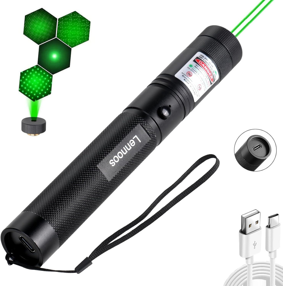 USB-C Rechargeable Green Beam Laser Presentation Remotes - Advanced Construction
