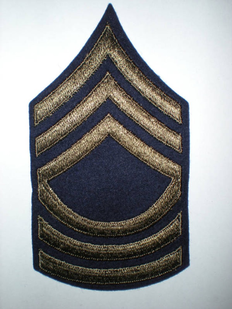 US ARMY WW II MASTER SERGEANT STRIPES -ORIGINAL-- 1 PAIR