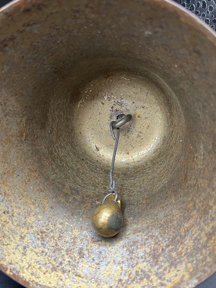 Metal Bell With Wood Handle