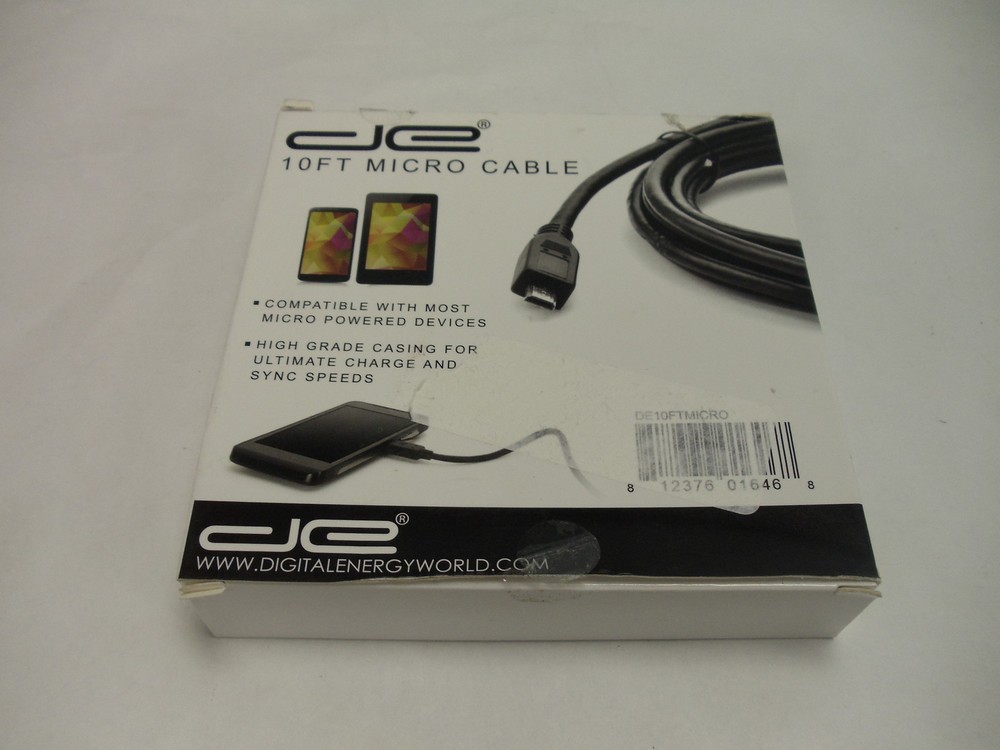 Digital Energy 10' Micro Cable DE10FTMICRO