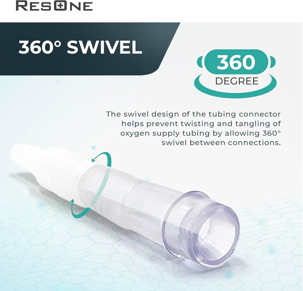 Oxygen Tubing Swivel Connector Line Splitter