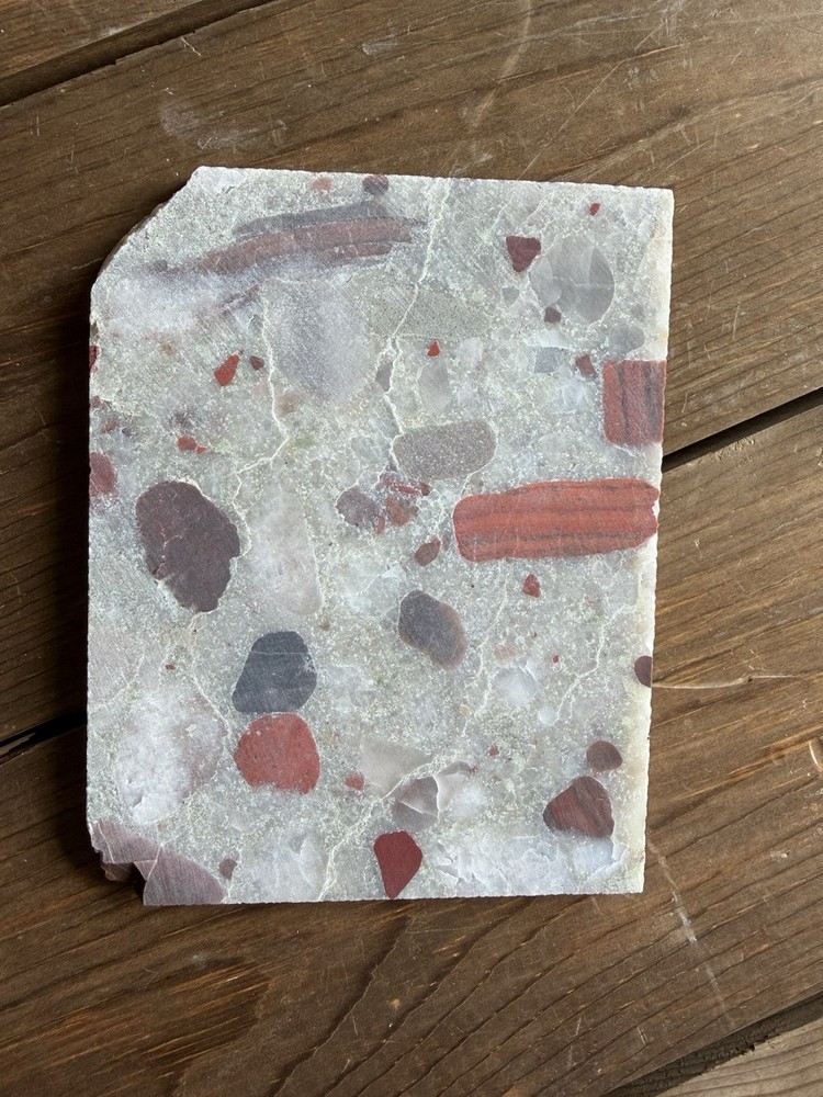 Michigan Pudding Stone slab 3 A+