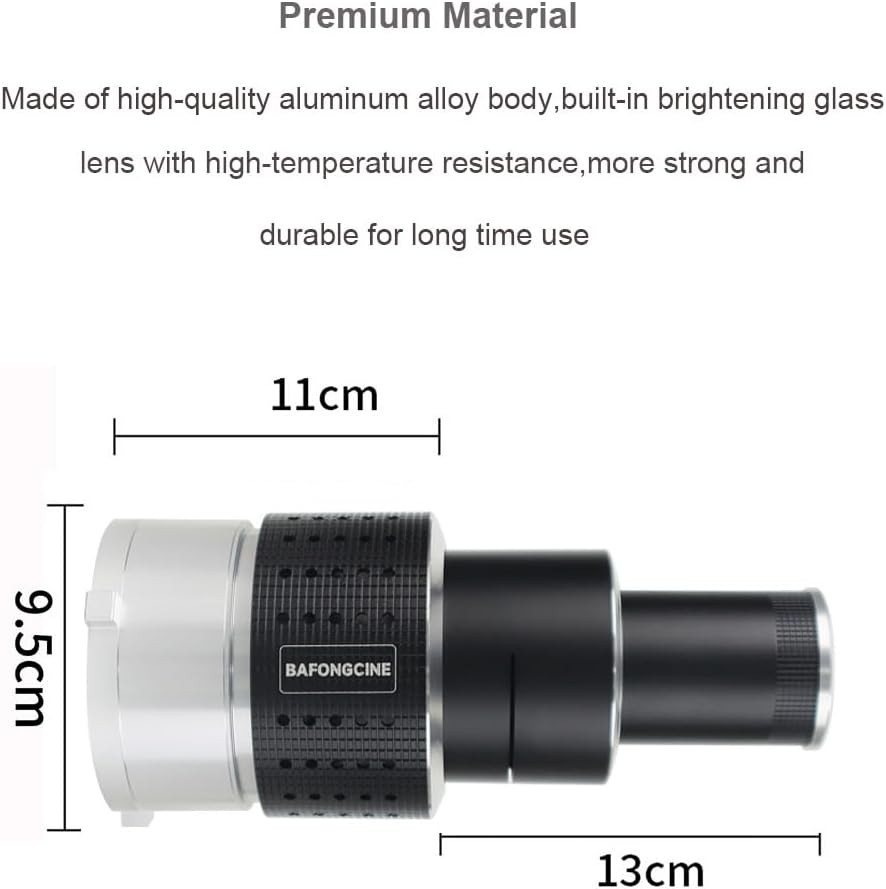 Optical Bowens Mount Projector Attachment Spotlight Conical Optical Snoot