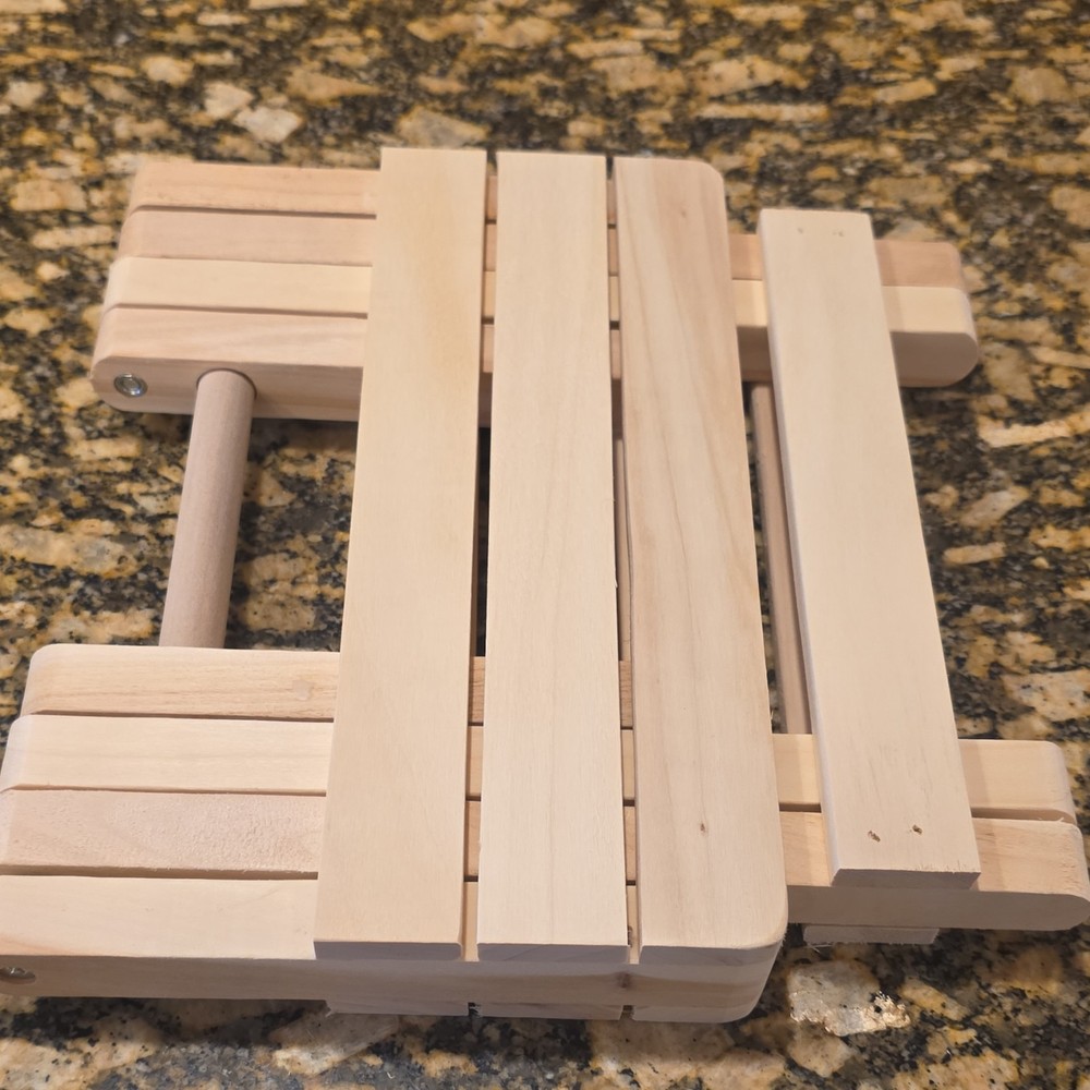 Wooden Foldable Rectangle Stool for kids