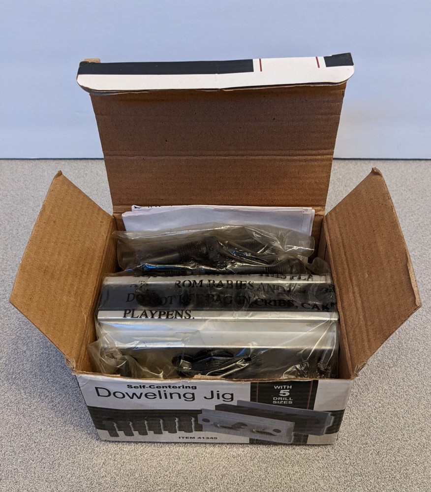 Self Centering Doweling Jig ~ 41345 ~ Precise Drilling Guide ~ Dowel Clamp Tool