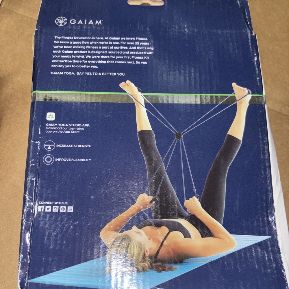 Gaiam 4 loop Resistance Workout Coreplus Reformer Home Exercise