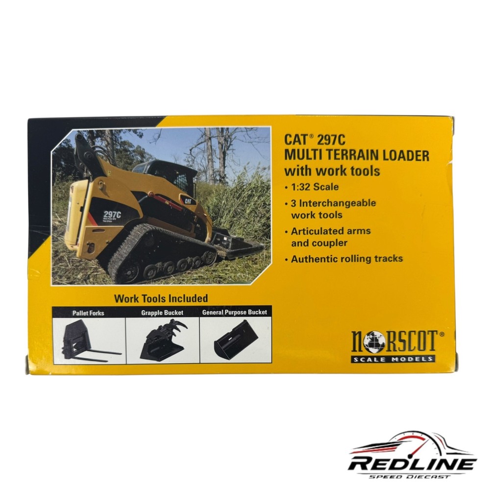 🇺🇸CATERPILLAR 297C Multi Terrain Loader 1:32 C2🇺🇸