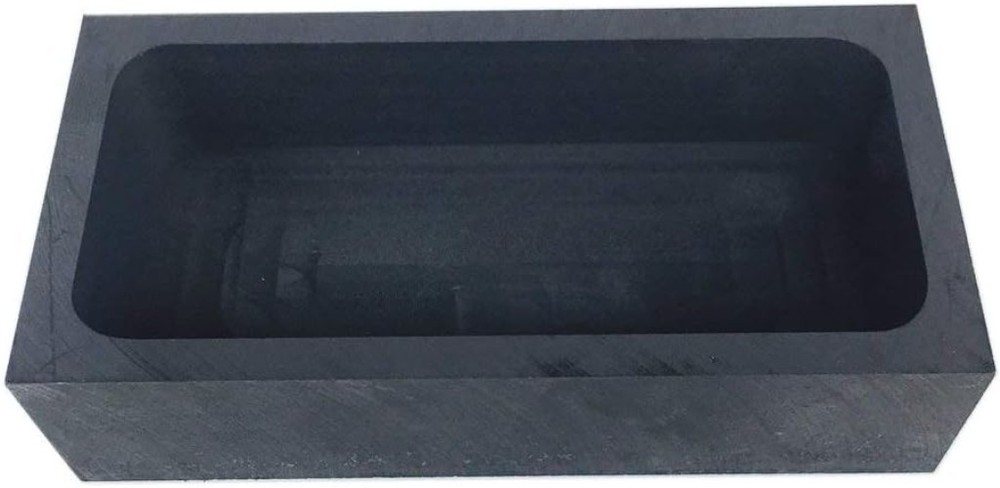 Efficient Graphite Ingot Mold for Gold & Silver Casting - Melting 1kg Capacity