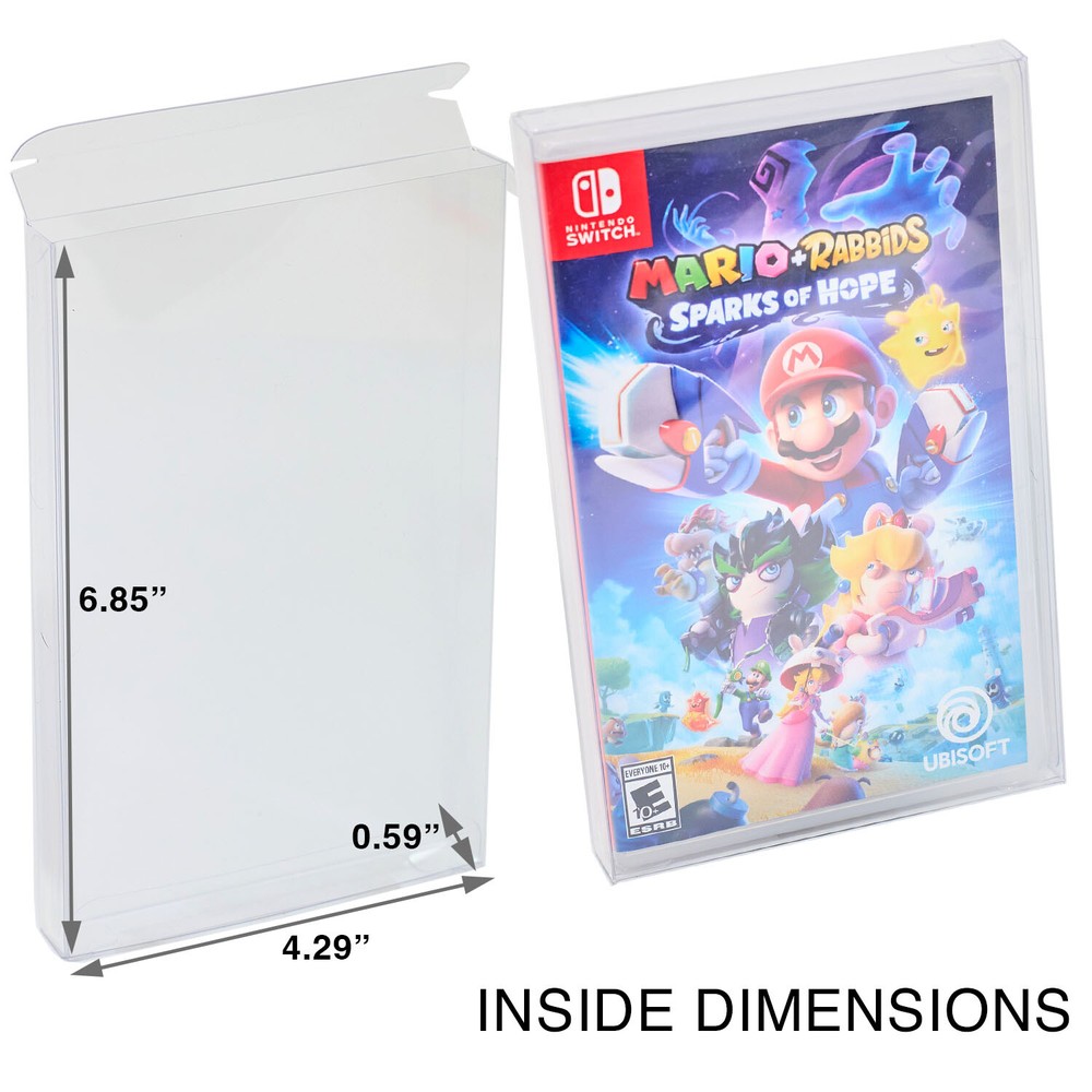 Nintendo Switch Protector Cases for Plastic and Steelbook Game Boxes