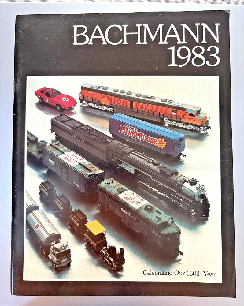 VINTAGE 1983 BACHMANN TRAINS & ACCESSORIES CATALOG.