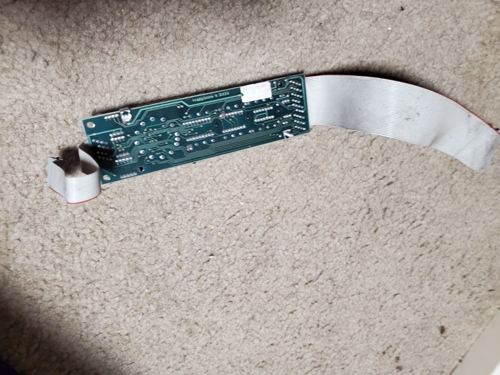 2551963 TI auxiliary control panel graphtec gp2106 plotter 6 button dial board