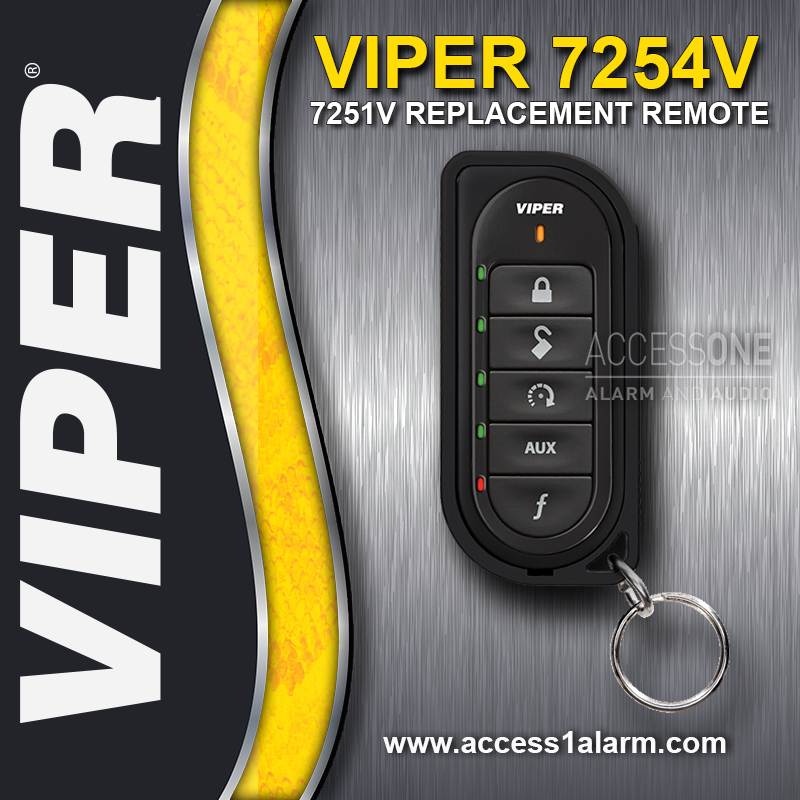 Viper 7254V 2-Way LED Remote Control Replacement Transmitter Fob Viper 3203V