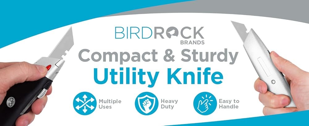 INTERNET'S Premium Utility Knife Set | Retractable Box Cutter with