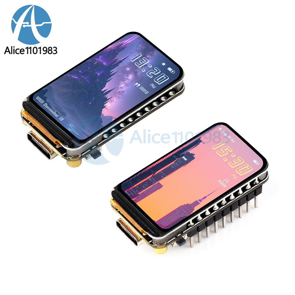 Type-C 1.47'' LCD ESP32-S3 WIFI Bluetooth Development Board SPI USB Serial Port