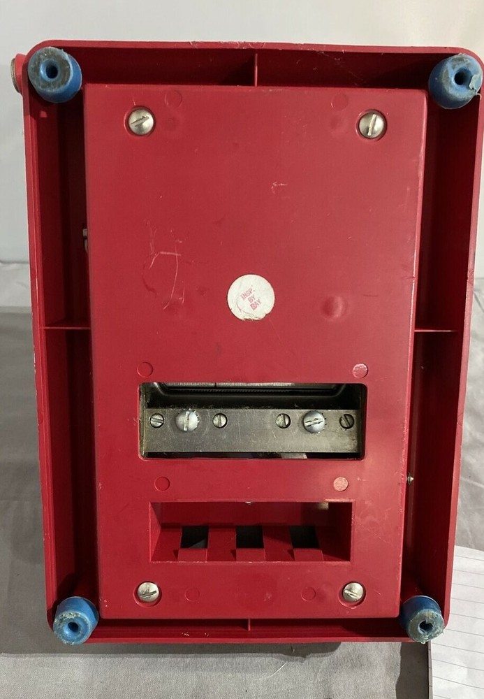 Vintage Red Check Protector Works! Retro