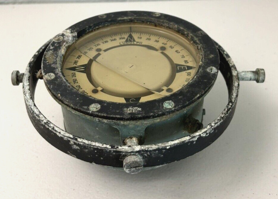 Vintage W. Ludolph Marine Compass