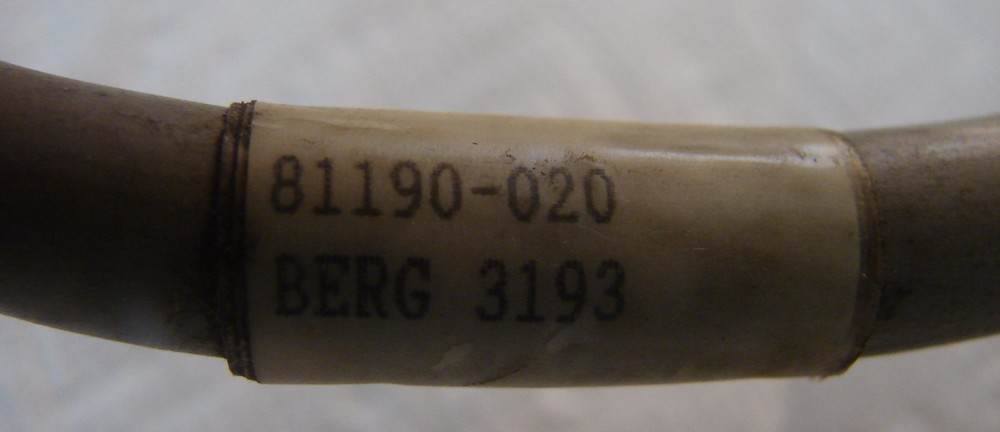 DU PONT BERG ELECTRONICS 81190-020 DOUBLE SHIELDED CABLE 2.1METER GPIB INTERFACE