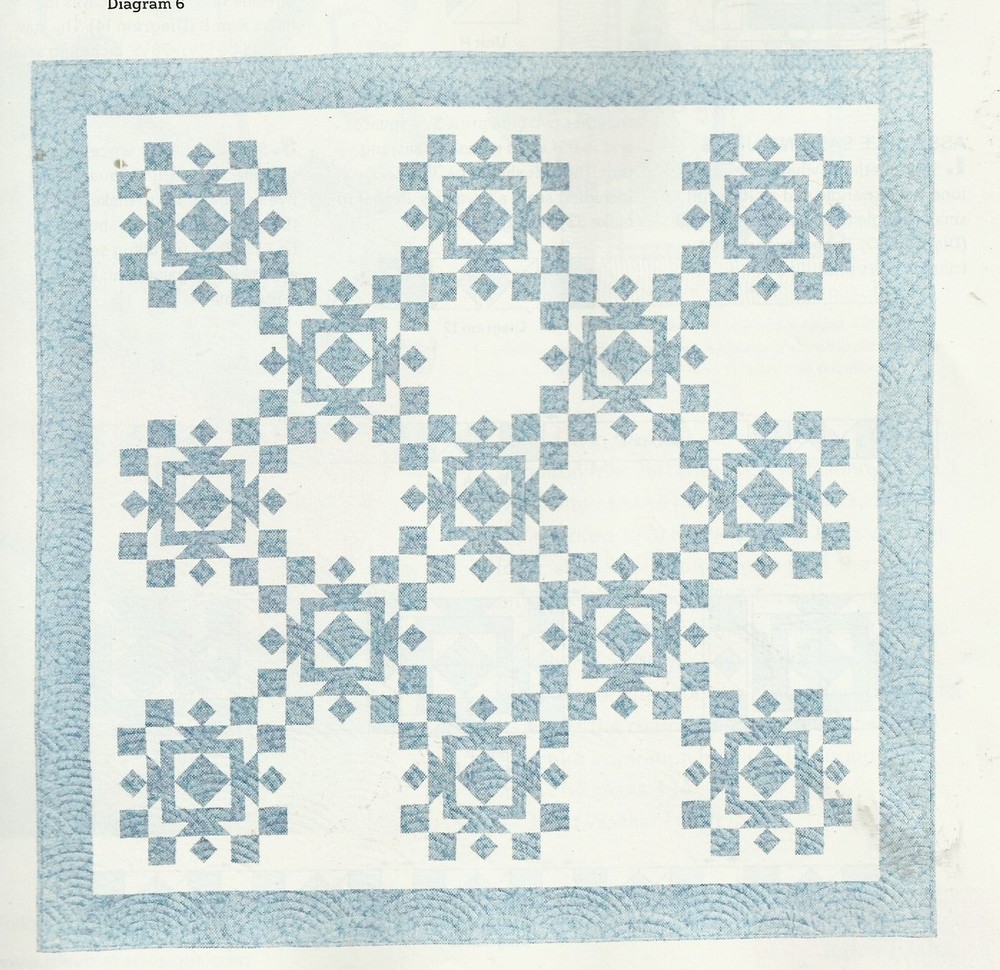 L0473 COASTAL COMFORTS & SHAMS QUILT PATTERN/INSTRUCTIONS