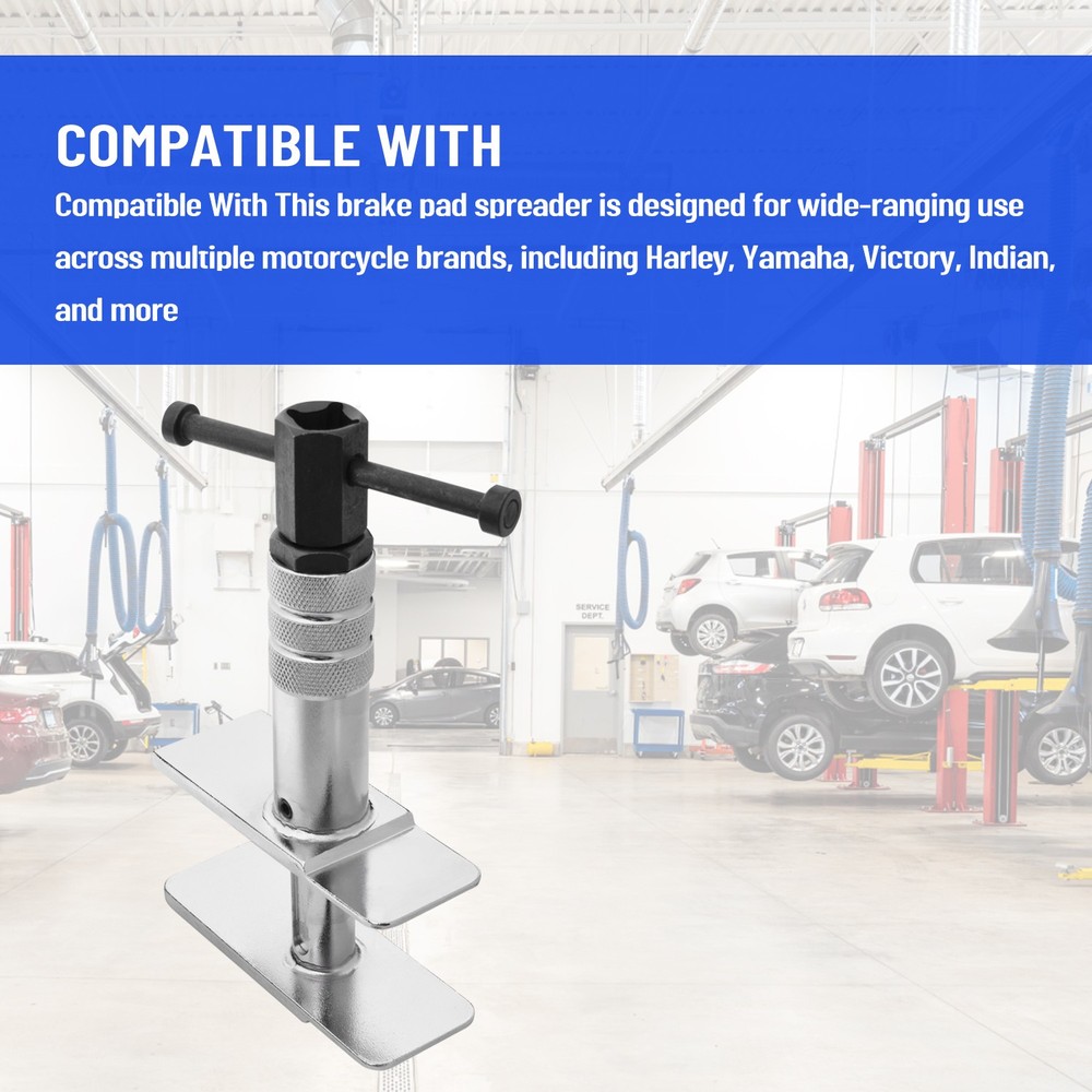 Heavy duty motorcycle brake caliper spreader tool, brake caliper compressor tool