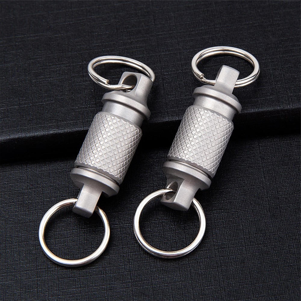 Keychain Key Ring Wallets For Daily Use° Rotatable Detachable Quick Release