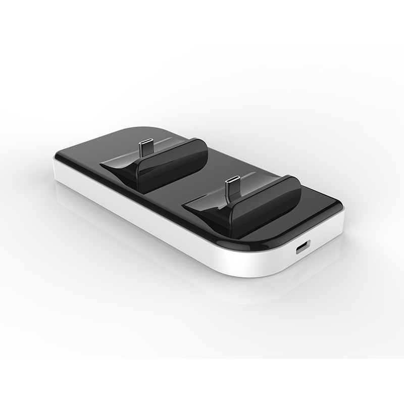 Wireless PS5 Controller Charging Station Dual Dock Type-C USB Cable ABS