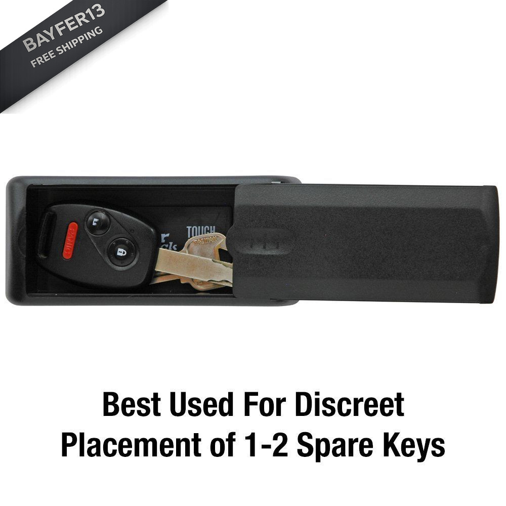 Master Lock Magnetic Key Holder, 1 Pack, Black 1