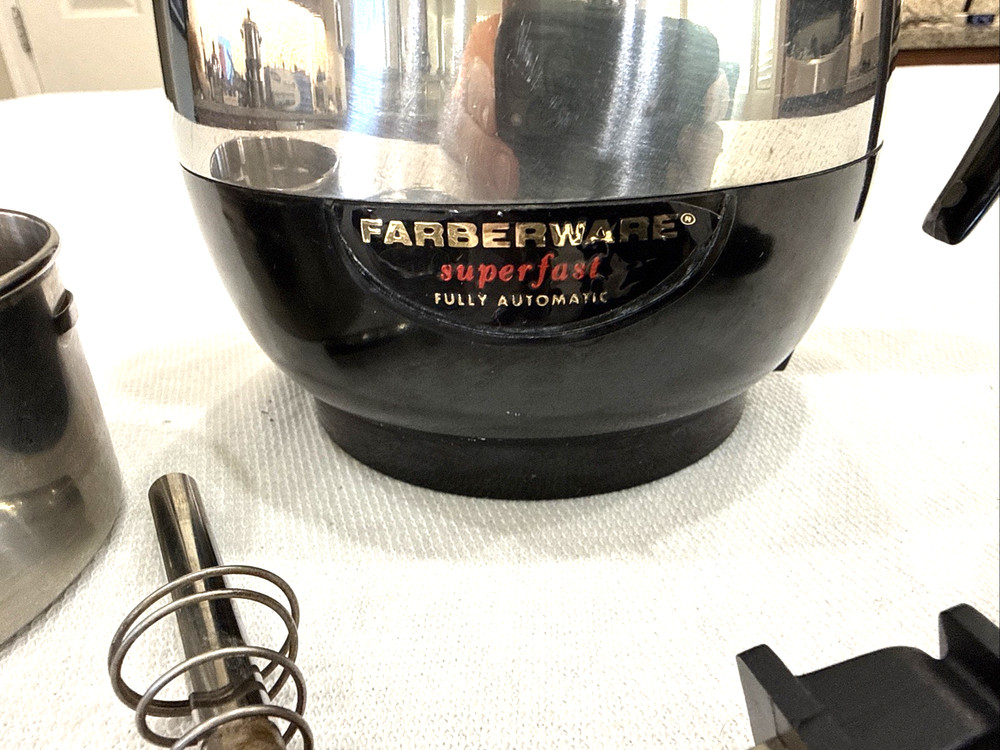 Farberware 134B Superfast Automatic 2-4 Cup Electric Coffee Percolator Complete