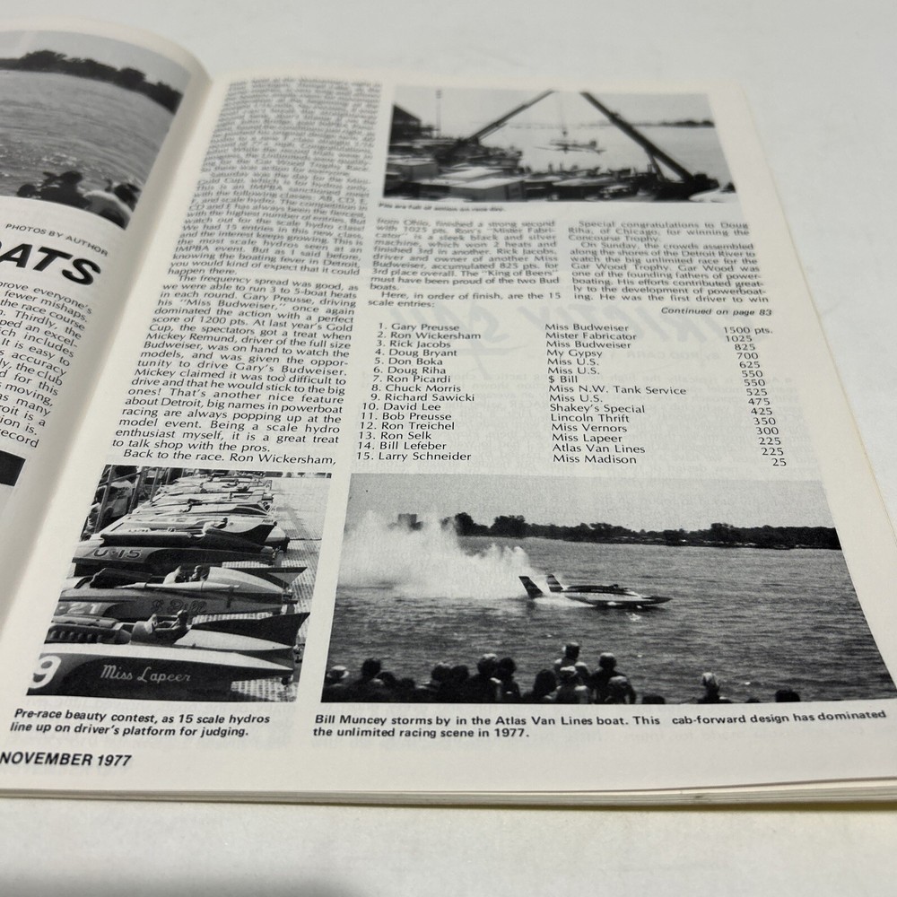 Vintage Model Builder Magazine November 1977