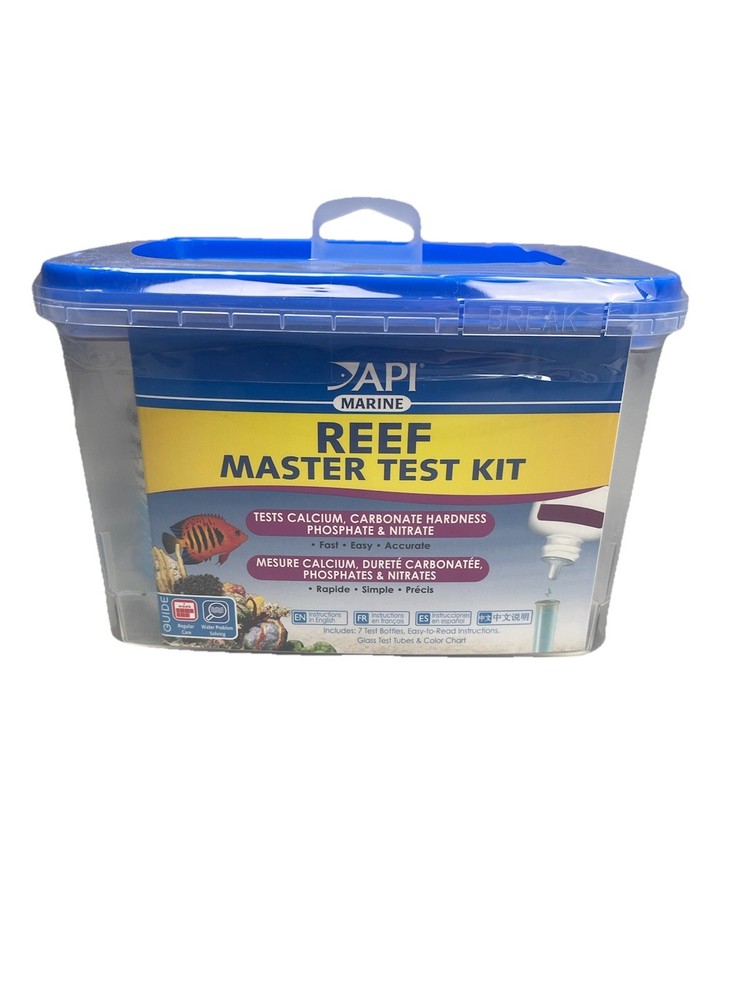 API Reef Master Marine Test Kit - Calcium, Carbonate, Phosphate, Nitrate...