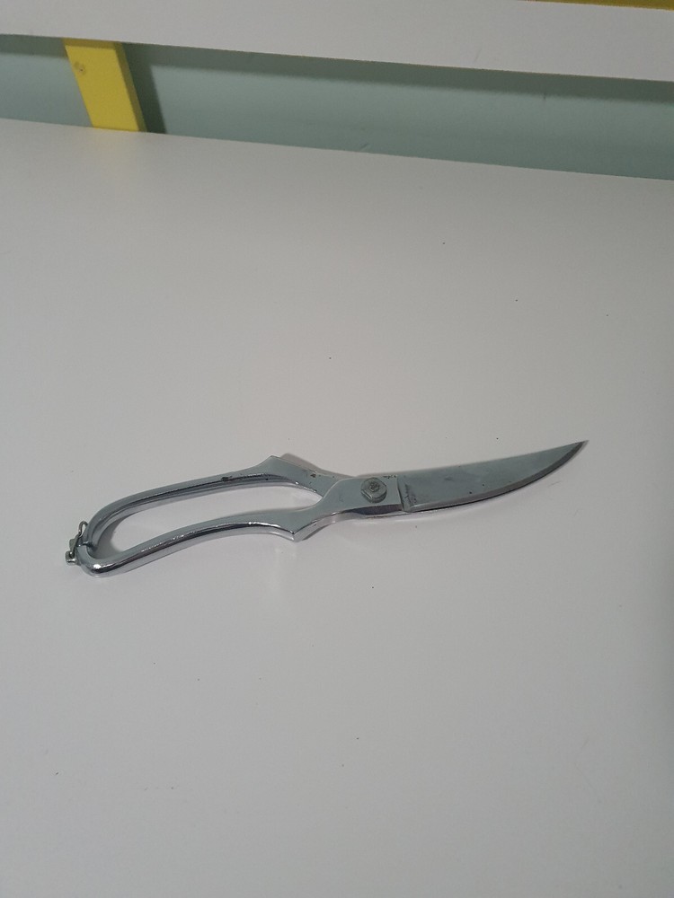CHROM poultry shears made in italy - freshly sharpened