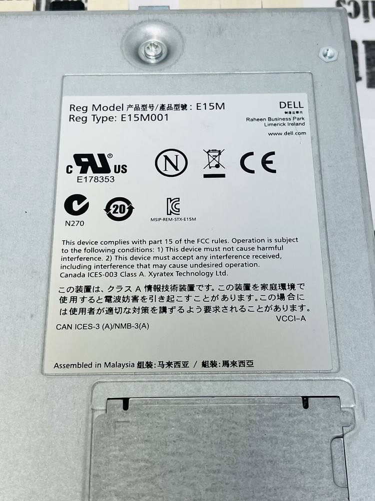 Dell E15M001 1G-iSCSI-4 Type B Controller -30 Day Warranty 👍🇺🇸