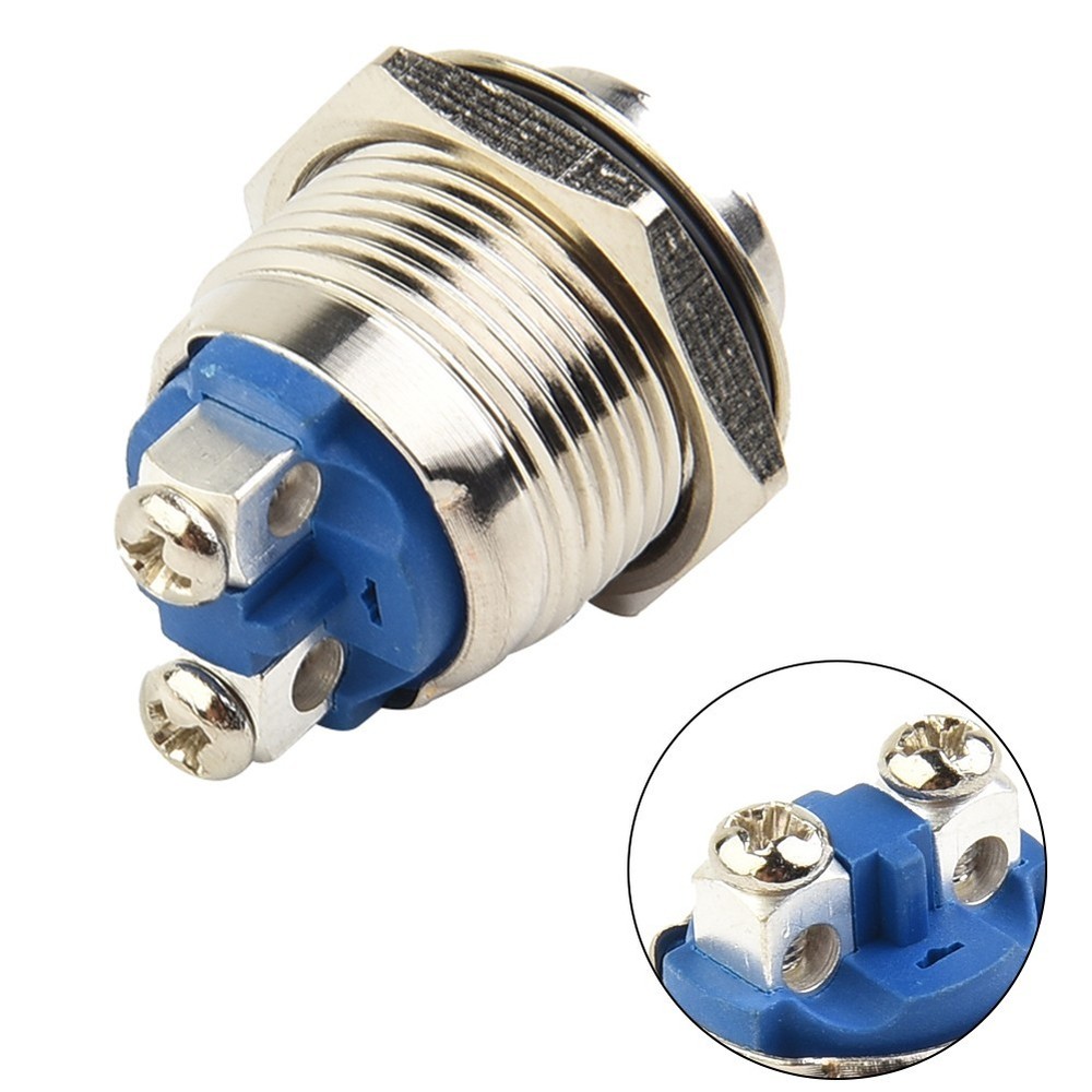 High Quality Button Switch Push Button 12V 16mm 3~220V Accessories Brass