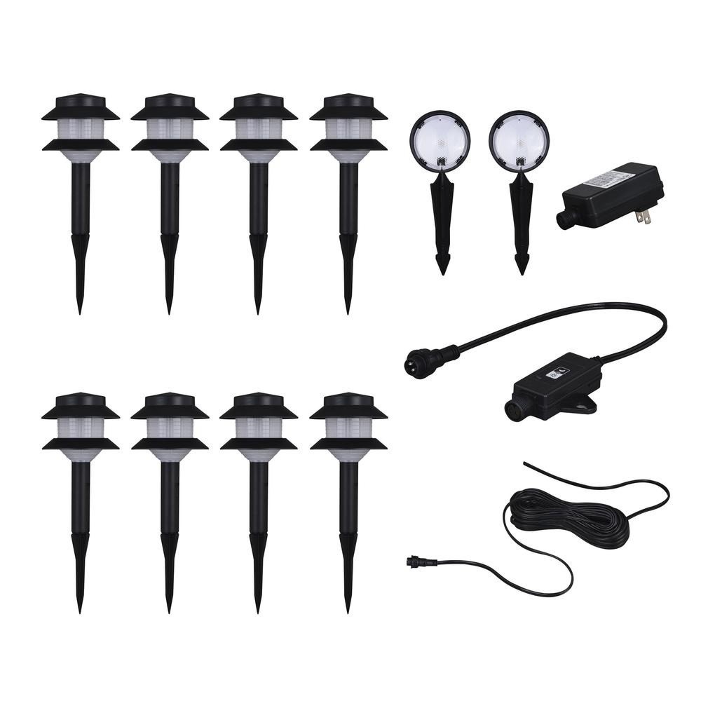 10 Pack LED Low Voltage Landscape Path Lights 12-24V Outdoor LED Pathway Light
