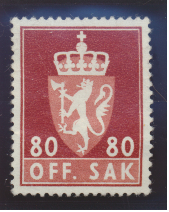 Norway Stamp Scott #O103, Used
