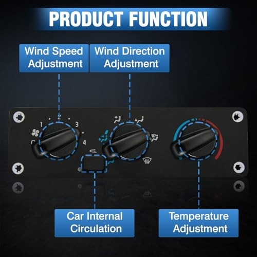 Air Conditioning Control Module Panel, 599-008 Heater Climate Control Module