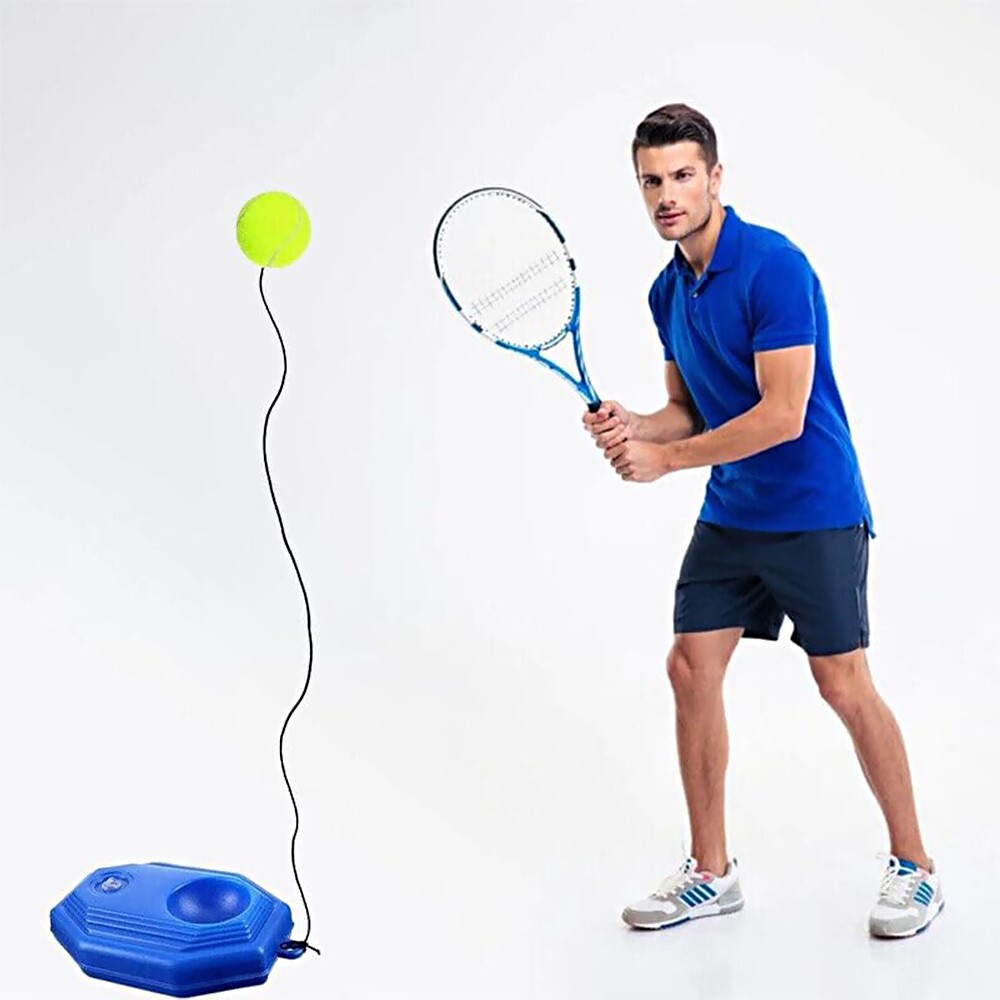 High Quality Durable Sturdy Tennis Rebound Training Base Device with String Ball